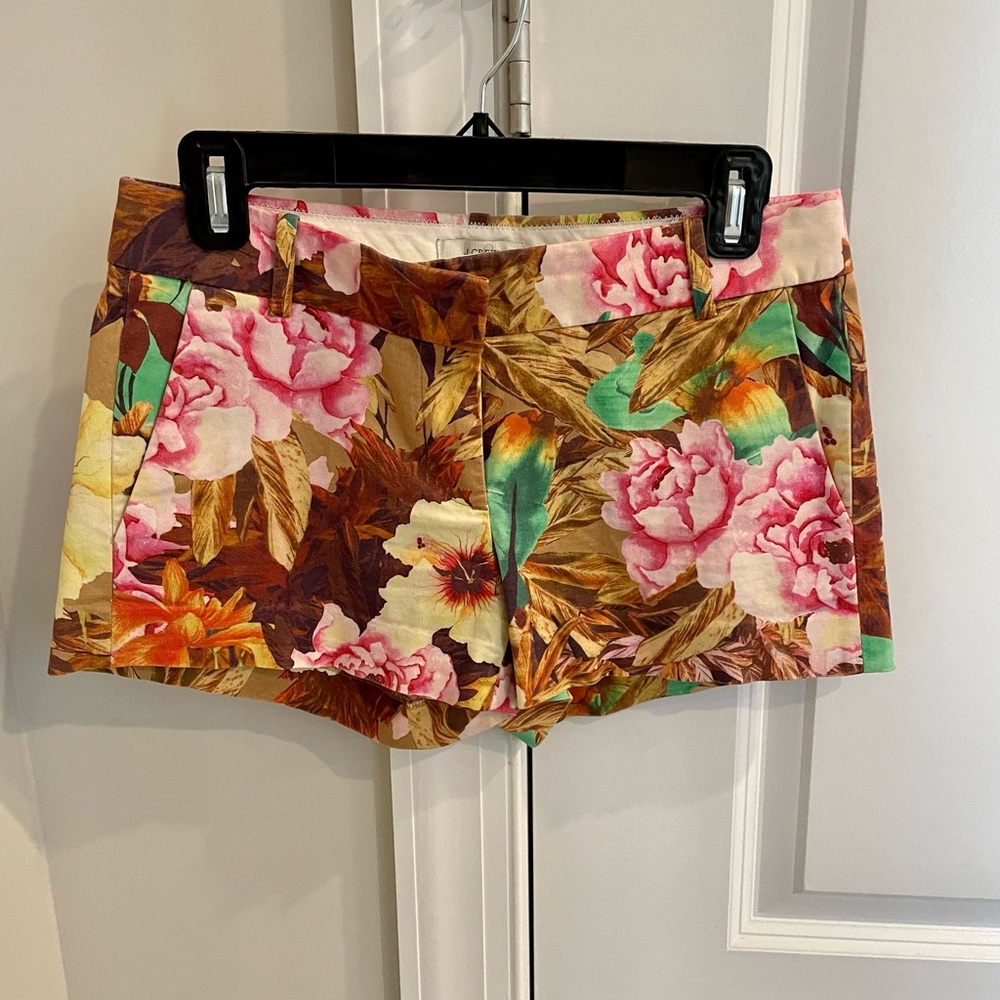 Jcrew women’s patterned shorts 3 inch inseam | Size: 0